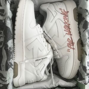 Off-White c/o Virgil Abloh Out Of Office “For Walking” shoes. Size 9.